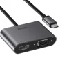 UGREEN CM162 4-In-1 USB-C to HDMI + VGA +USB 3.0 Adapter-50505 - Image 2