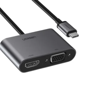Alternative view of UGREEN CM162 4-In-1 USB-C to HDMI + VGA +USB 3.0 Adapter-50505