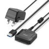 UGREEN CR108 USB 3.0 A To 3.5''/2.5" SATA Adapter Cable with DC 12V 2A Power Adapter - 20231 - Image 4