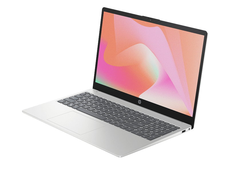 HP 973H0EA 15-fd0232nia Core i7 open showing keyboard and display