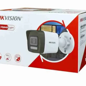 Hikvision DS-2CD3043G2-LIU Bullet Camera Front View AcuSense Hybrid Light IP Camera 4MP Outdoor Security Camera with Audio IR and White Light Night Vision Camera Fixed Lens Bullet Surveillance Camera Hikvision Weatherproof IP Camera