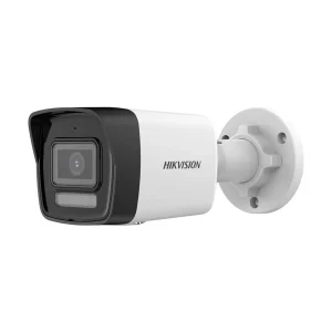 Hikvision DS-2CD3043G2-LIU Bullet Camera Front View AcuSense Hybrid Light IP Camera 4MP Outdoor Security Camera with Audio IR and White Light Night Vision Camera Fixed Lens Bullet Surveillance Camera Hikvision Weatherproof IP Camera