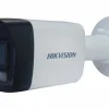 Hikvision DS-2CD3043G2-LIU Bullet Camera Front View AcuSense Hybrid Light IP Camera 4MP Outdoor Security Camera with Audio IR and White Light Night Vision Camera Fixed Lens Bullet Surveillance Camera Hikvision Weatherproof IP Camera