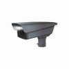 "Front view of Hikvision DS-TCG205-E ANPR camera" "Hikvision entrance control camera with PoE" "DS-TCG205-E camera mounted at entry gate" "Close-up of motorized lens on Hikvision DS-TCG205-E" "ANPR camera for vehicle access control" "Hikvision DS-TCG205-E installed outdoors"