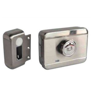 Hikvision DS-K4E100 electric motor lock Pro Series stainless-steel electric lock Hikvision fail-secure motorized lock Hikvision access control electric motor lock Motorized door locking system by Hikvision DS-K4E100 high-security Hikvision lock