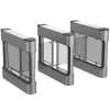 Hikvision DS-K6B411TMX-L Smart Value Swing Barrier Front View Close-up of Face Recognition Module on DS-K6B411TMX-L Infrared Sensors on Hikvision DS-K6B411TMX-L Barrier Web Management Interface for DS-K6B411TMX-L Emergency Open Feature on Hikvision DS-K6B411TMX-L Hikvision DS-K6B411TMX-L Installed in Office Lobby