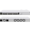 Rackmount MikroTik CCR2116-12G-4S+ enterprise router Fron and bACk
