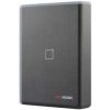 Hikvision DS-K1108AMK MIFARE card reader with keypad DS-K1108AMK wall-mounted access control reader Close-up of Hikvision DS-K1108AMK keypad and LED Pro 1108A Series card reader used in security system Hikvision DS-K1108AMK outdoor IP65 installation Tamper-proof Hikvision DS-K1108AMK card reader