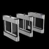 Hikvision DS-K6B411TMX-M Smart Value Swing Barrier Front View Close-up of Face Recognition Module on DS-K6B411TMX-M Infrared Sensors on Hikvision DS-K6B411TMX-M Barrier Web Management Interface for DS-K6B411TMX-M Emergency Open Feature on Hikvision DS-K6B411TMX-M Hikvision DS-K6B411TMX-M Installed in Office Lobby