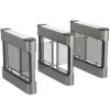 Hikvision DS-K6B411TMX-M Smart Value Swing Barrier Front View Close-up of Face Recognition Module on DS-K6B411TMX-M Infrared Sensors on Hikvision DS-K6B411TMX-M Barrier Web Management Interface for DS-K6B411TMX-M Emergency Open Feature on Hikvision DS-K6B411TMX-M Hikvision DS-K6B411TMX-M Installed in Office Lobby