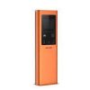 Hikvision DS-TME402-TPC Exit Controller front view DS-TME402-TPC ticket exit validation slot close-up Hikvision exit controller in stadium setup DS-TME402-TPC integrated with Hikvision access gates Side profile of DS-TME402-TPC ticket exit system Ticket-based Hikvision exit controller installation
