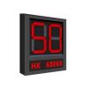 Hikvision DS-TVL224-8-5EY Outdoor LED Speed Display Screen front view Hikvision LED speed display screen showing vehicle speed Outdoor installation of Hikvision DS-TVL224-8-5EY speed display Side view of Hikvision LED speed monitoring screen housing Hikvision Outdoor LED display screen mounted on traffic system Close-up of Hikvision DS-TVL224-8-5EY weatherproof casing