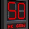 Hikvision DS-TVL224-8-5EY Outdoor LED Speed Display Screen front view Hikvision LED speed display screen showing vehicle speed Outdoor installation of Hikvision DS-TVL224-8-5EY speed display Side view of Hikvision LED speed monitoring screen housing Hikvision Outdoor LED display screen mounted on traffic system Close-up of Hikvision DS-TVL224-8-5EY weatherproof casing