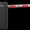 Hikvision DS-TMG001-4 4 m barrier arm front view Red and white boom arm for Hikvision barrier gate 4 m Hikvision barrier arm installation example Close-up of Hikvision aluminum barrier arm Straight 4 m gate arm with reflective finish Hikvision TMG4B0-A barrier arm mounted on entrance