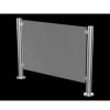 Hikvision DS-K7F01-KIT-P1200 acrylic glass panel front view Transparent Hikvision acrylic turnstile panel High-strength glass panel for Hikvision turnstiles DS-K7F01-KIT-P1200 side profile view Modern acrylic panel for secure access systems Durable Hikvision acrylic turnstile accessory