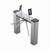 Hikvision DS-K3G501X-R/M tripod turnstile front view Stainless steel Hikvision tripod turnstile side view Professional access control tripod gate Hikvision Compact Hikvision tripod turnstile with LED indicators Durable stainless steel tripod security gate Hikvision DS-K3G501X-R/M access control turnstile system