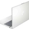 HP 15-fd0250wm laptop front view HP 15-fd0250wm 15.6-inch display and keyboard HP 15-fd0250wm side ports including USB and HDMI HP 15-fd0250wm natural silver back cover HP 15-fd0250wm open laptop on desk HP 15-fd0250wm Windows 11 desktop screen