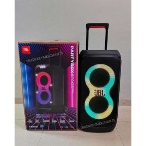 Alternative view of JBL PARTYBOX STAGE 320 Bluetooth Party Speaker with handle-Black