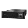 APC SRT5KXLI rackmount UPS front view APC Smart UPS 5kVA LCD display panel APC SRT5KXLI installed in server rack APC 5kVA UPS rear panel connections APC Smart UPS tower configuration APC SRT5KXLI data center power backup