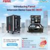Fanvil SC-BC01 intercom demo case closed Fanvil SC-BC01 open case showing intercom devices Fanvil SC-BC01 used in training demonstration Fanvil SC-BC01 portable intercom kit Fanvil SC-BC01 demo setup for access control systems Fanvil SC-BC01 exhibition display case