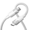 Vention USB-C to USB-C 1M white cable USB 3.2 Gen 2 Type-C cable TRGWF Vention aluminium alloy USB-C cable Fast charging USB-C cable white 10Gbps USB-C data cable Vention Premium USB-C cable for laptop and phone
