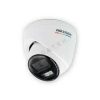 Hikvision 4MP ColorVu turret camera DS-2CD1347G2H-LIUF ColorVu full color night vision turret camera Hikvision turret IP camera outdoor installation Smart hybrid light CCTV turret camera with alarm Hikvision 4MP surveillance turret camera front view IP67 weatherproof Hikvision turret camera