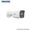 Hikvision 6MP ColorVu bullet camera front view DS-2CD1067G2H-LIU installed outdoor surveillance setup ColorVu night vision full-color footage example Smart Hybrid Light security camera illumination Hikvision bullet camera weatherproof housing 6MP CCTV camera wall mount installation