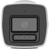 Hikvision 6MP ColorVu bullet camera front view DS-2CD1067G2H-LIU installed outdoor surveillance setup ColorVu night vision full-color footage example Smart Hybrid Light security camera illumination Hikvision bullet camera weatherproof housing 6MP CCTV camera wall mount installation