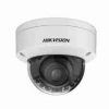 Hikvision 8MP mini dome camera ceiling installation DS-2CD2087G3-LI2UY indoor surveillance setup ColorVu dome camera night full-color footage Smart Hybrid Light dome camera illumination example Hikvision IP67 dome camera outdoor mount 4mm lens CCTV camera focused monitoring view