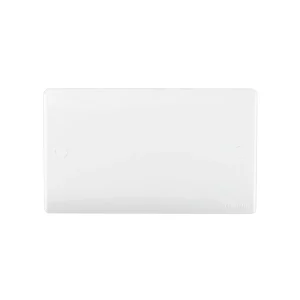 Blank Twin Cover Plate