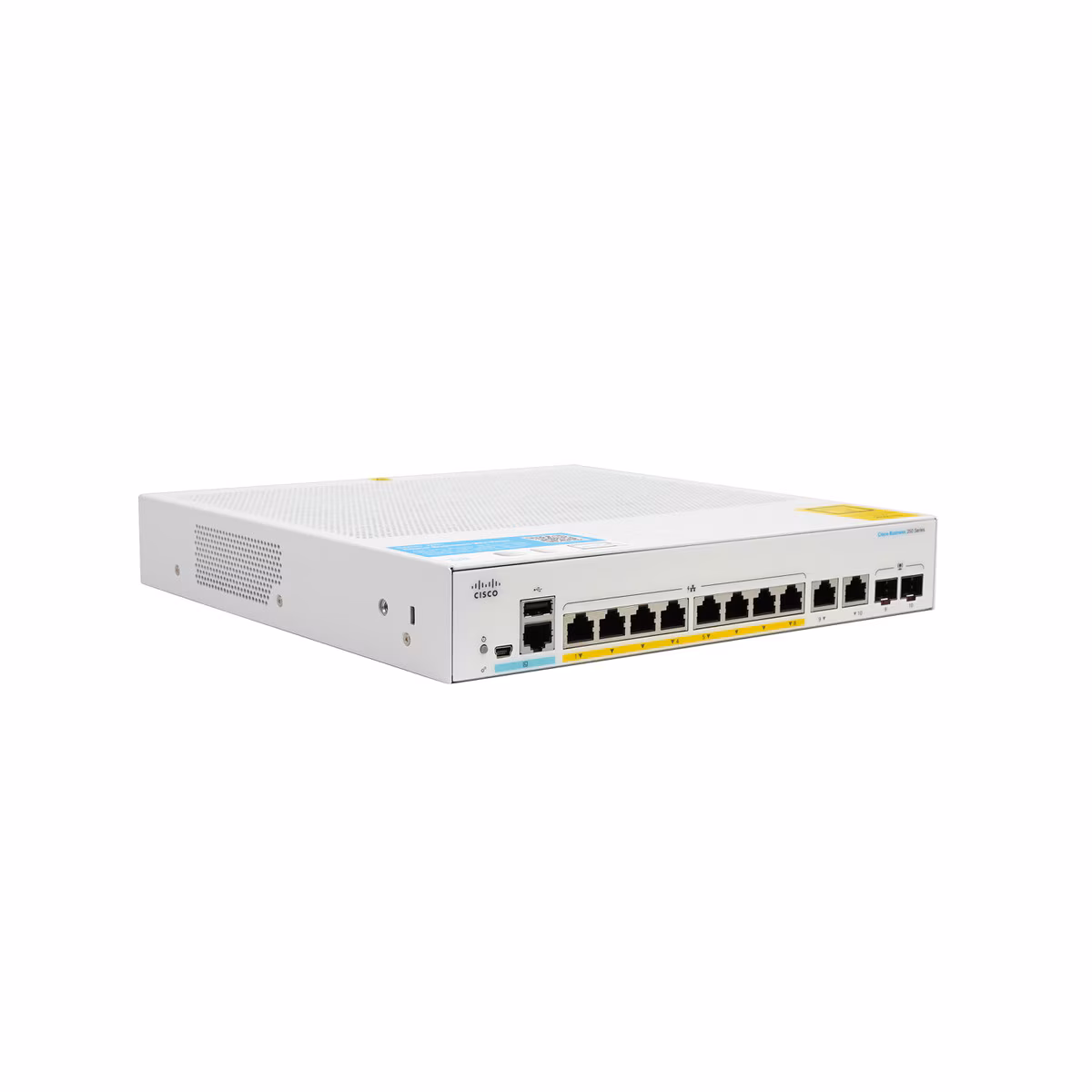 Cisco CBS350-8FP-2G Gigabit PoE+ Managed Switch - Image 3